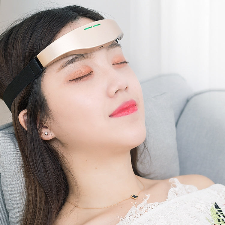 Head Massager Wireless Micro Current Intelligent EMS Sleeper(Gold) - Massage & Relaxation by PMC Jewellery | Online Shopping South Africa | PMC Jewellery