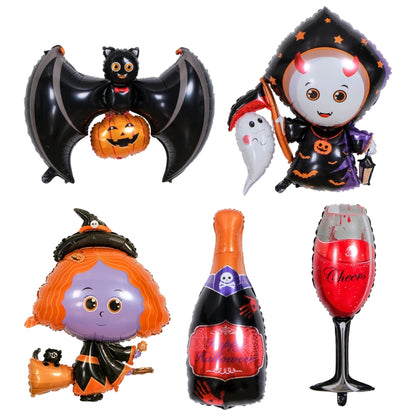 Halloween Party Decorative Balloon Scene Arrangement Aluminum Film Balloon, Specification: Bat Pumpkin - Prop Decorations by PMC Jewellery | Online Shopping South Africa | PMC Jewellery