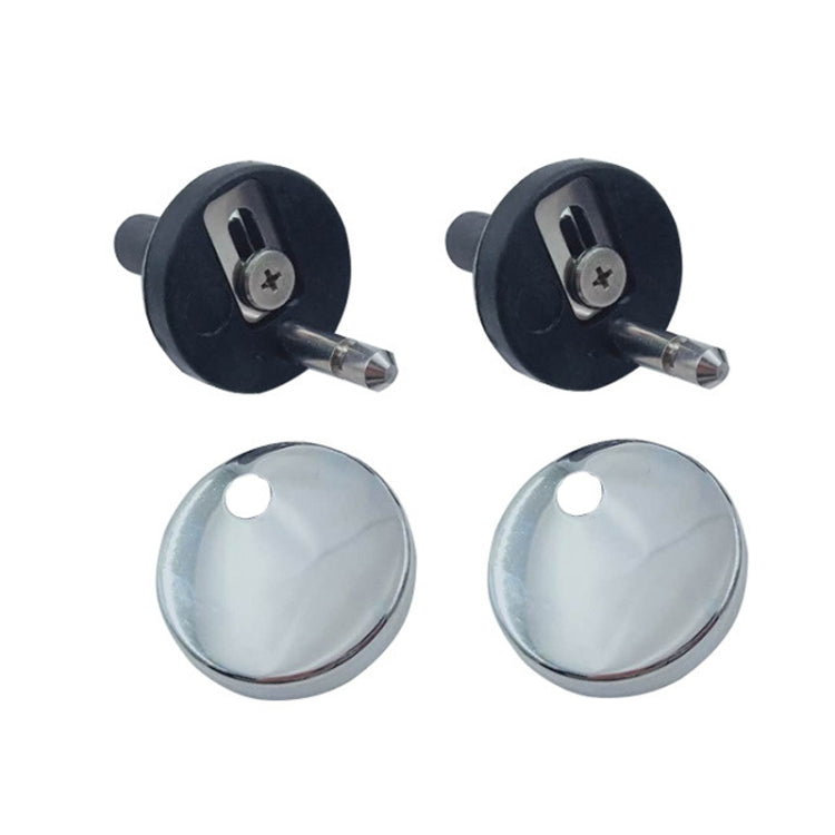 1 Pair 3903 Zinc Alloy Toilet Seat Hinge Installation Nut Quick Release Installation Screw(Toilet Cover Accessories) - Toilet Accessories by PMC TechLife | Online Shopping South Africa | PMC TechLife