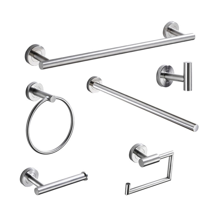 304 Stainless Steel With Grooved Bathroom Pendant Bathroom Shelf,Style: Paper Towel Holder  B - Shelves by PMC TechLife | Online Shopping South Africa | PMC TechLife