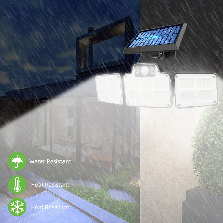 134 LED Solar Split Type Courtyard Lamp Outdoor Waterproof Corridor Garden Human Body Sensing Street Light - With Solar Panel by PMC Jewellery | Online Shopping South Africa | PMC Jewellery