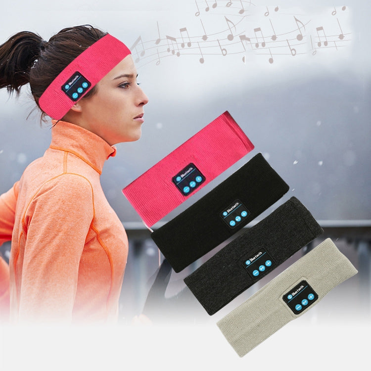 Bluetooth Headset Sports Headband Outdoor Running Yoga Sweat-Absorbent Headscarf, Colour: Dark Gray - Smart Hats by PMC TechLife | Online Shopping South Africa | PMC TechLife | Buy Now Pay Later Mobicred