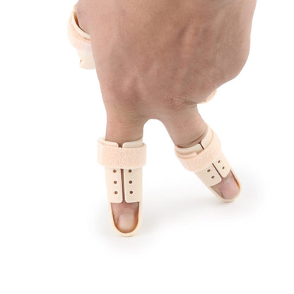 4 PCS Finger Splint Brace Adjustable Finger Support Protector For Fingers Arthritis Joint Finger Injury, Specification: No. 1: 42-48mm(Complexion) - Corrector by PMC Jewellery | Online Shopping South Africa | PMC Jewellery