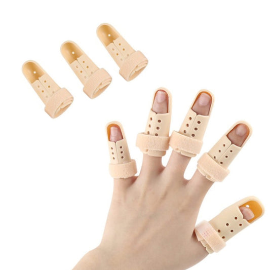 4 PCS Finger Splint Brace Adjustable Finger Support Protector For Fingers Arthritis Joint Finger Injury, Specification: No. 3: 52-55mm(Complexion) - Corrector by PMC Jewellery | Online Shopping South Africa | PMC Jewellery