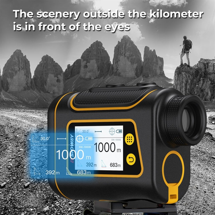 SNDWAY Rangefinder Instrument Outdoor Telescope Golf Measuring Instrument, Model: SW1000B 1000m - free shipping - PMC TechLife - Order now!