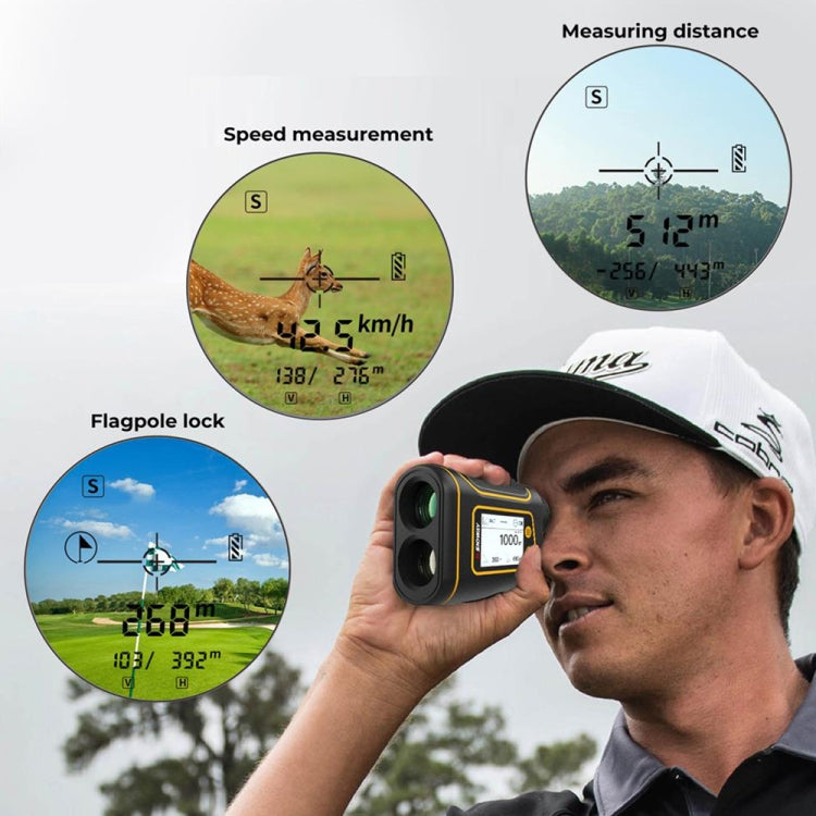SNDWAY Rangefinder Instrument Outdoor Telescope Golf Measuring Instrument, Model: SW1000B 1000m - free shipping - PMC TechLife - Order now!
