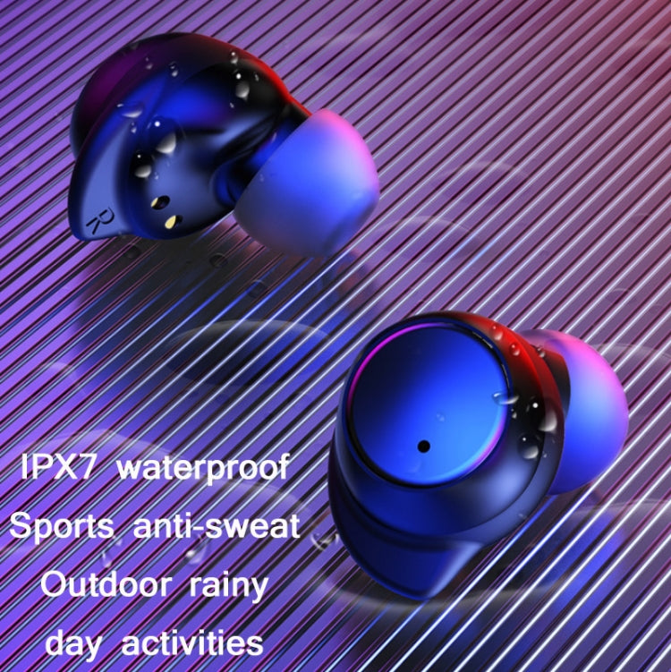 TWS-24 Bluetooth 5.0 Wireless Noise Cancelling Waterproof Touch Control Mini Earphone Support Voice Assistant(Gray) - TWS Earphone by PMC TechLife | Online Shopping South Africa | PMC TechLife