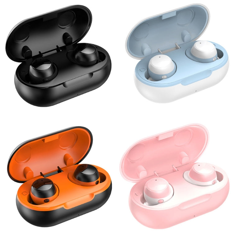TWS-22 Bluetooth 5.0 In-Ear Sports Waterproof Noise Cancelling Touch Control Mini Headphones(Black) - TWS Earphone by PMC TechLife | Online Shopping South Africa | PMC TechLife