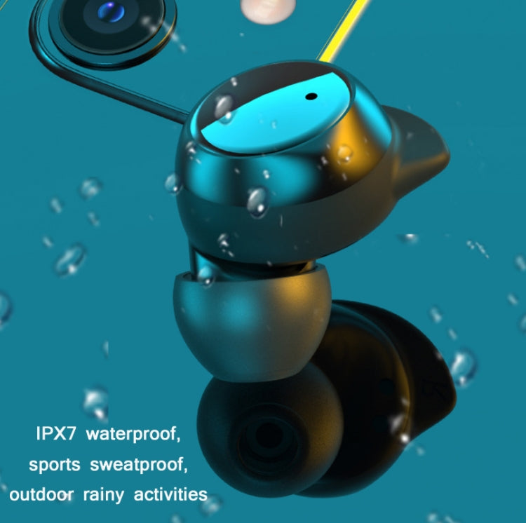TWS-22 Bluetooth 5.0 In-Ear Sports Waterproof Noise Cancelling Touch Control Mini Headphones(Pink) - TWS Earphone by PMC TechLife | Online Shopping South Africa | PMC TechLife