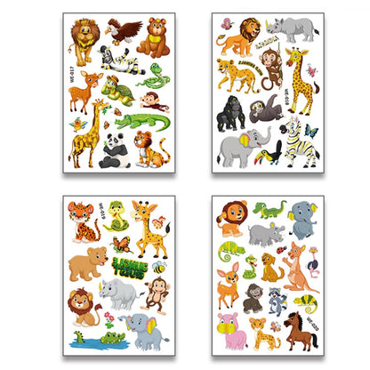 10 PCS Animal Bronzing Cartoon Tattoo Stickers Children Temporary Arm Stickers(WE-019) - Sticker by PMC Jewellery | Online Shopping South Africa | PMC Jewellery