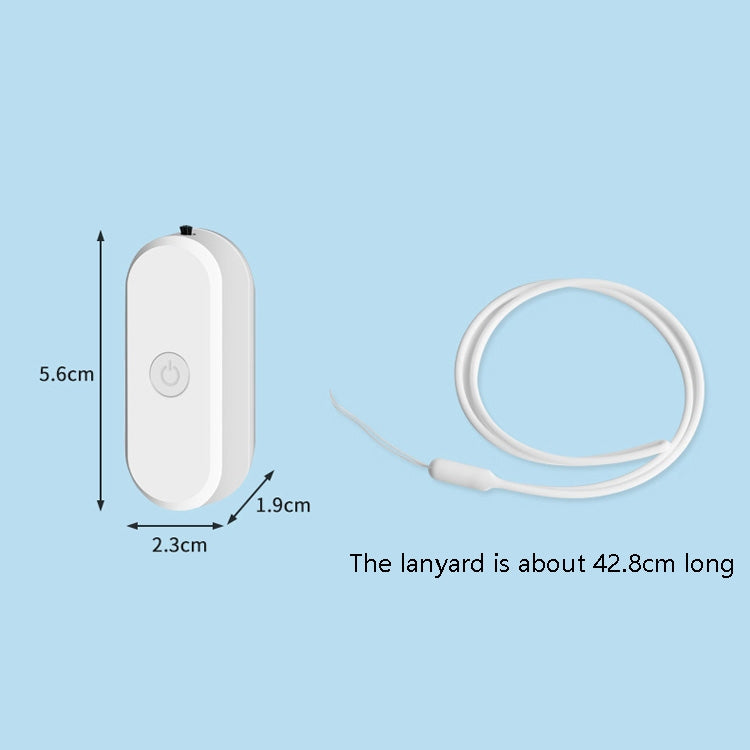 EP206 Hanging Neck Negative Ion Necklace Air Purifier(White) - Air Purifiers & Accessories by PMC TechLife | Online Shopping South Africa | PMC TechLife