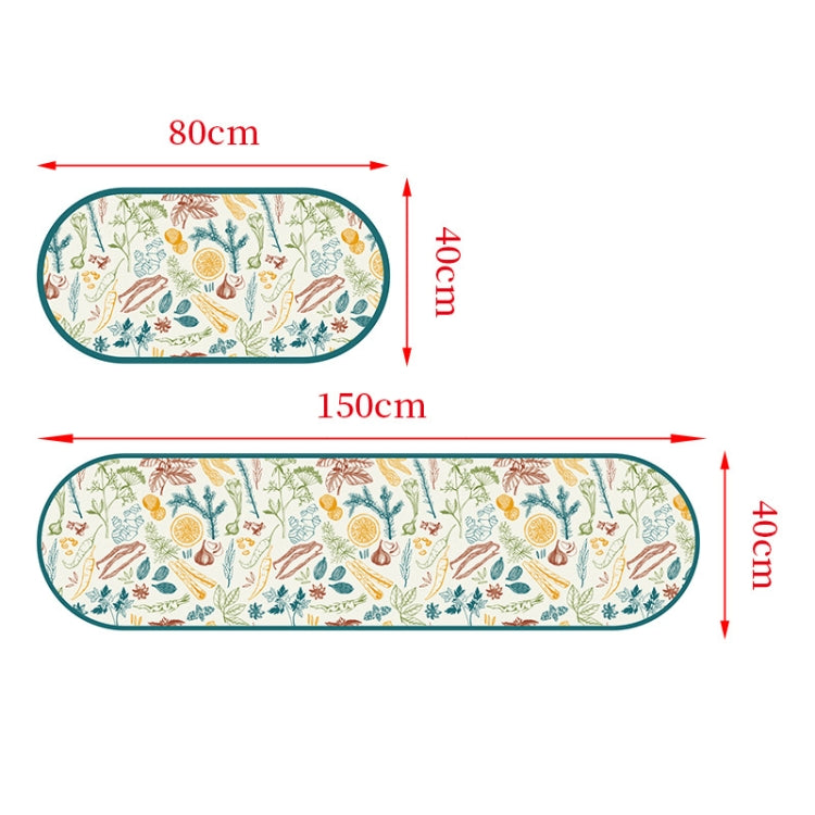 PVC Kitchen Non-Slip Floor Stickers Thickened Stickers Household Waterproof Floor Mats, Specification: 40x150cm(PFT-003) - Mats by PMC Jewellery | Online Shopping South Africa | PMC Jewellery