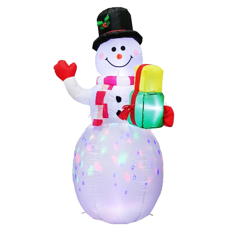 Santa Claus Christmas Tree Snowman Inflatable LED Luminous Christmas Ornaments, US Plug(QM0001-1.5M) - Ornaments by PMC Jewellery | Online Shopping South Africa | PMC Jewellery