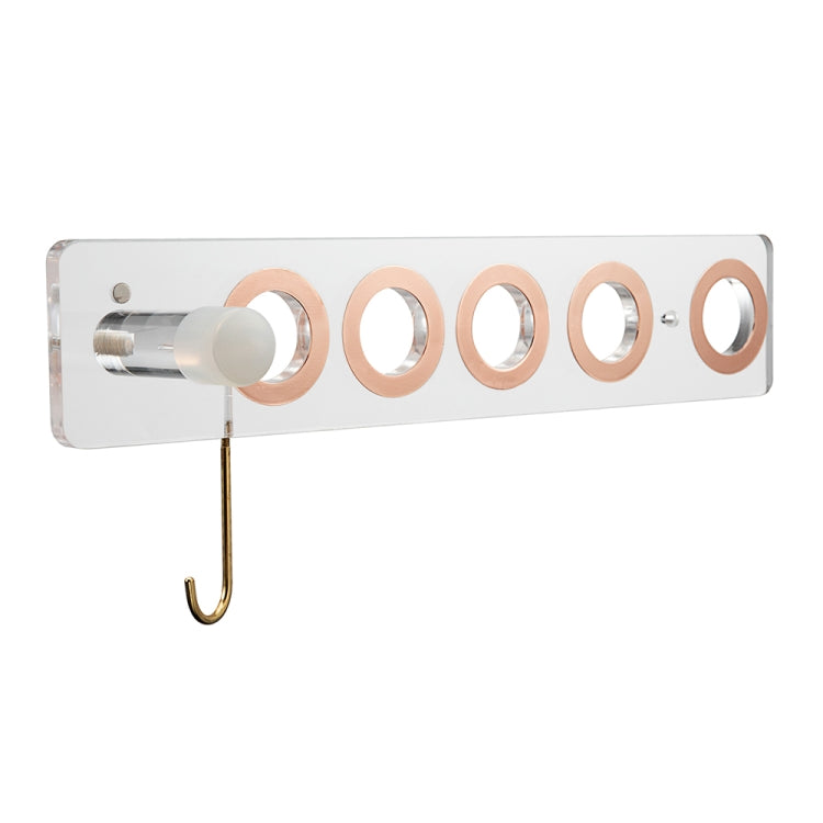 JD01 Punch-Free Hange Acrylic Hair Dryer Storage Bracket For Dyson Hair Dryer(Transparent) - free shipping - PMC TechLife - Order now!
