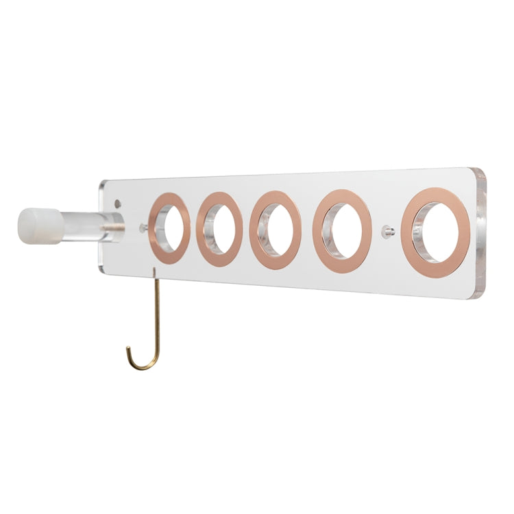 JD01 Punch-Free Hange Acrylic Hair Dryer Storage Bracket For Dyson Hair Dryer(Transparent) - Hair Dryers & Accessories by PMC Jewellery | Online Shopping South Africa | PMC Jewellery