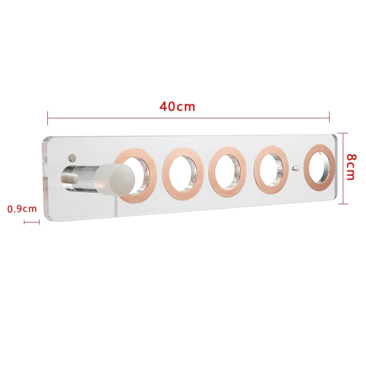 JD01 Punch-Free Hange Acrylic Hair Dryer Storage Bracket For Dyson Hair Dryer(Black) - free shipping - PMC TechLife - Order now!