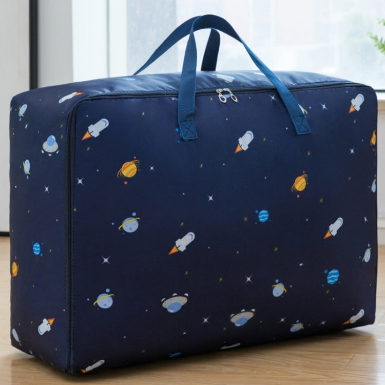 Oxford Cloth Quilt Moisture-Proof & Waterproof Storage Bag Zipper Portable Moving Luggage Bag, Specification: 60x50x25cm(Tibetan Rocket) - Storage Bags by PMC TechLife | Online Shopping South Africa | PMC TechLife