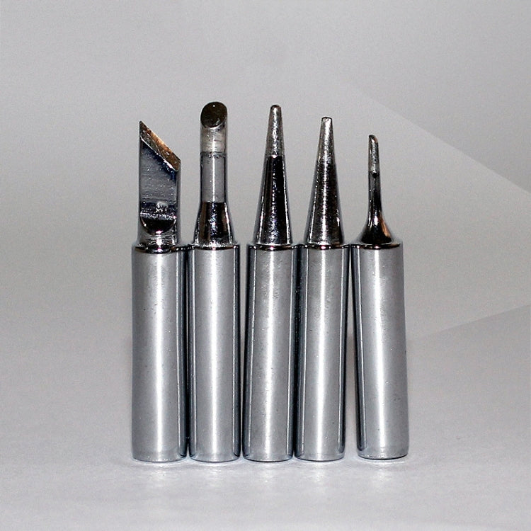 Metallic LCD Temperature Regulating Soldering Iron And Soldering Iron Tip Set Electric Soldering Iron Welding Tool(110V US Plug Black Head Black) - Soldering Iron Set by PMC TechLife | Online Shopping South Africa | PMC TechLife