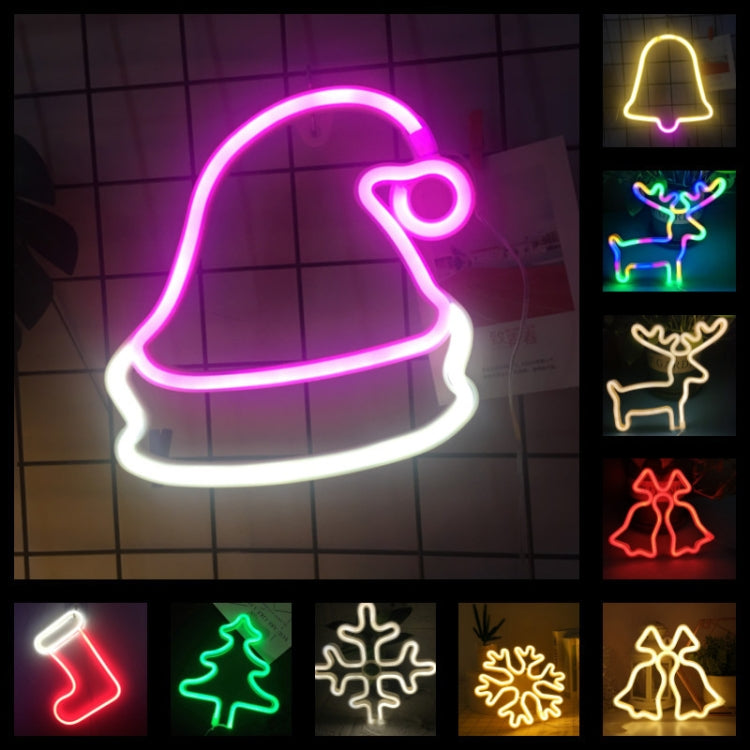 Christmas Decoration Neon Lights Wall-Mounted Ornaments, Spec: Christmas Stock - Decoration Lamps by PMC Jewellery | Online Shopping South Africa | PMC Jewellery