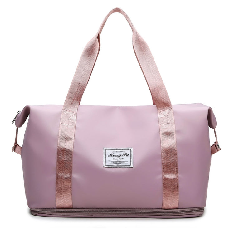 Travel Bag Large Capacity One-Shoulder Handbag Sports Gym Bag Dry And Wet Separation Duffel Bag(Pink) - Handbags by PMC TechLife | Online Shopping South Africa | PMC TechLife