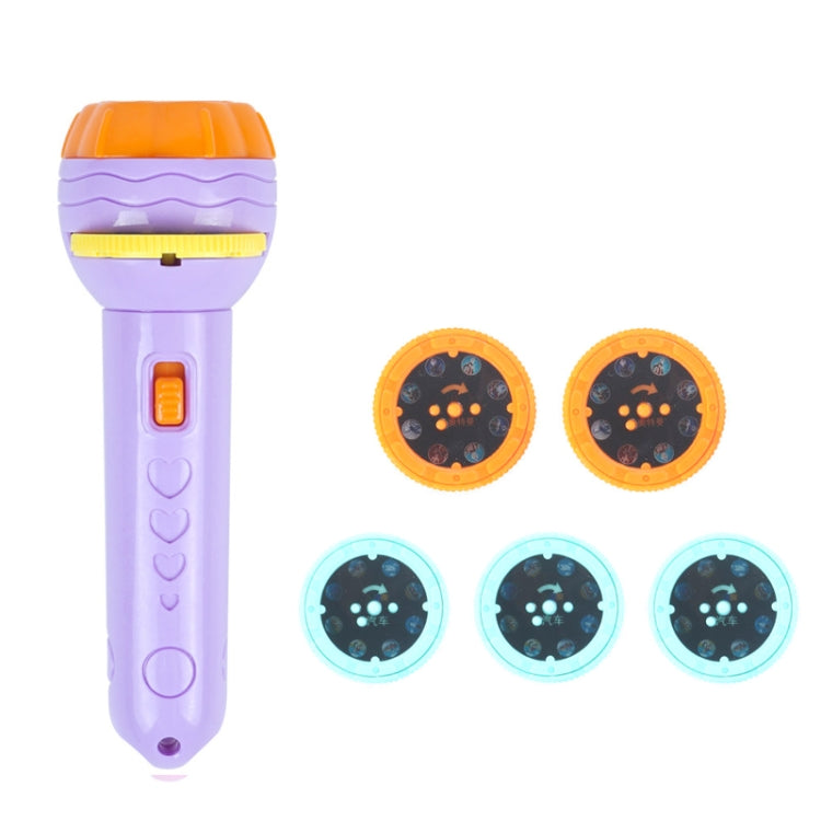 3 Sets Children Early Education Luminous Projection Flashlight, Specification: Purple + 40 Patterns - Mini Flashlight by PMC Jewellery | Online Shopping South Africa | PMC Jewellery