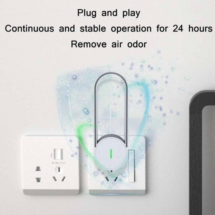 USB Plug-In Negative Ion Air Purifier Odor Deodorizer(Green) - Air Purifiers & Accessories by PMC TechLife | Online Shopping South Africa | PMC TechLife
