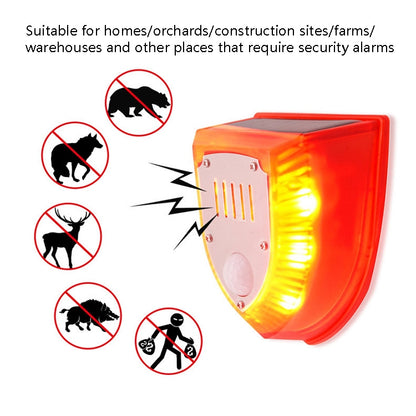 N911M Solar Animal Repeller Outdoor Sound And Light Alarm, Specification: Timing Model - Others Alarm by PMC Jewellery | Online Shopping South Africa | PMC Jewellery