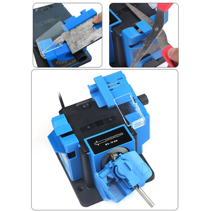 Electric Household Knife Sharpener Scissors Fruit Knife Drill Bit Sharpener(Blue EU Plug) - Abrasive Tools & Accessories by PMC Jewellery | Online Shopping South Africa | PMC Jewellery