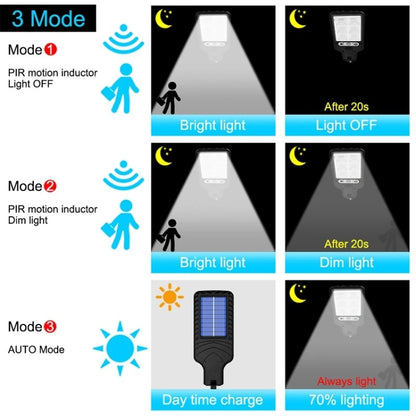 616 Solar Street Light LED Human Body Induction Garden Light, Spec: 117 COB With Remote Control - LED Street Light by PMC Jewellery | Online Shopping South Africa | PMC Jewellery