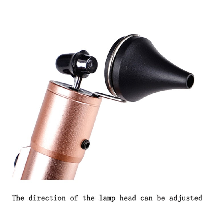 Ear Cleaning Hand Lamp USB Charging Otoscope(Black) - Ear Care Tools by PMC TechLife | Online Shopping South Africa | PMC TechLife