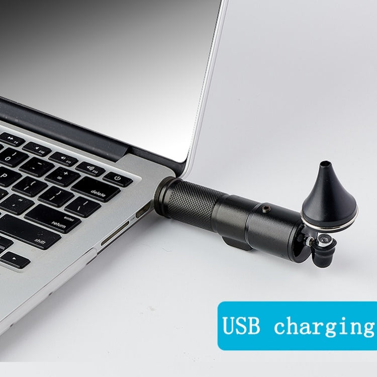 Ear Cleaning Hand Lamp USB Charging Otoscope(Elegant Gold) - Ear Care Tools by PMC TechLife | Online Shopping South Africa | PMC TechLife