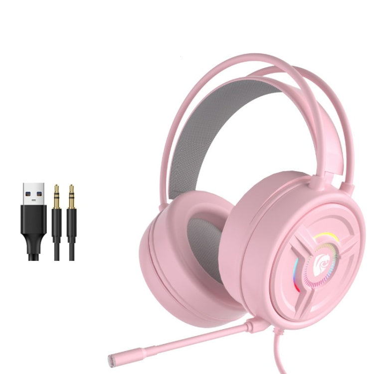PANTSAN PSH-200 Wired Gaming Headset with Microphone, Colour: 3.5mm Pink - free shipping - PMC TechLife - Order now!