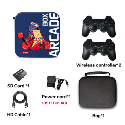 Arcade Box 128G Wireless Video Game Machine Box 4K HD Display For PS1/PSP/N64/DC, UK Plug - Pocket Console by PMC Jewellery | Online Shopping South Africa | PMC Jewellery