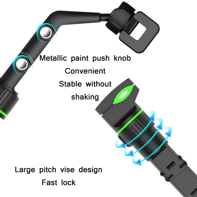 Multifunctional Vehicle-mounted Video Shooting Rearview Mirror Bracket(Green) - Car Holders by PMC TechLife | Online Shopping South Africa | PMC TechLife