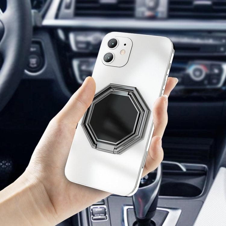 Metal Sticky Mobile Phone Ring Holder Desktop Stand(Silver) - Ring Holder by PMC TechLife | Online Shopping South Africa | PMC TechLife