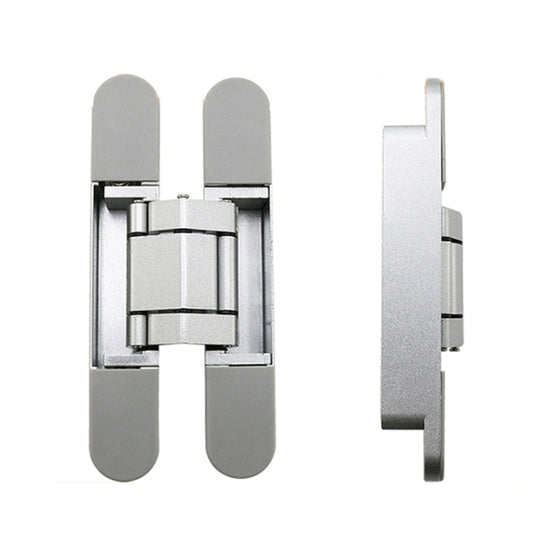 Three-Dimensional Adjustable Cross Hinge Folding Door Concealed Hinge, Specification: No. 3 Sand Silver 80kg - Furniture Accessories by PMC Jewellery | Online Shopping South Africa | PMC Jewellery