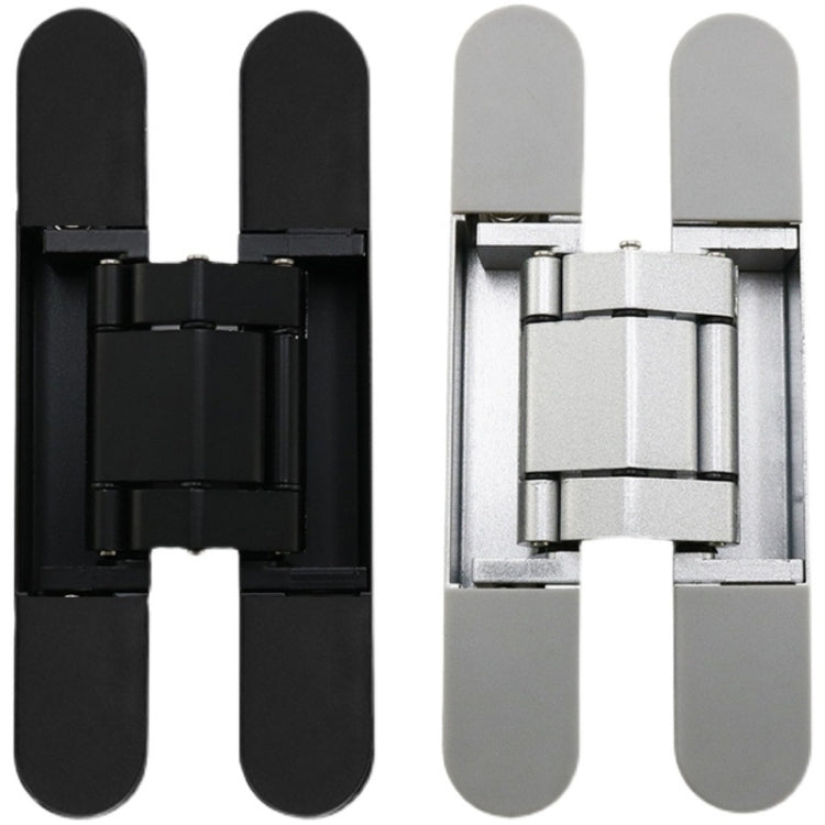 Three-Dimensional Adjustable Cross Hinge Folding Door Concealed Hinge, Specification: No. 3 Sand Silver 80kg - Furniture Accessories by PMC TechLife | Online Shopping South Africa | PMC TechLife
