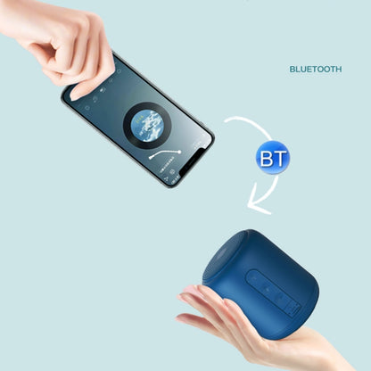 F9 TWS Mini Portable Bluetooth Speaker Support TF Card(No FM-Blue) - Mini Speaker by PMC Jewellery | Online Shopping South Africa | PMC Jewellery