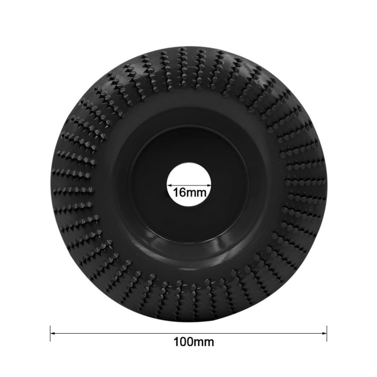 Woodworking Sanding Plastic Stab Discs Hard Round Grinding Wheels For Angle Grinders, Specification: 100mm Black Curved - Abrasive Tools & Accessories by PMC Jewellery | Online Shopping South Africa | PMC Jewellery