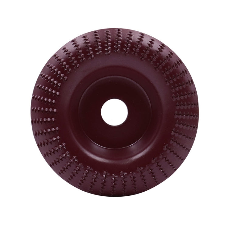 Woodworking Sanding Plastic Stab Discs Hard Round Grinding Wheels For Angle Grinders, Specification: 100mm Wine Red Curved - Abrasive Tools & Accessories by PMC Jewellery | Online Shopping South Africa | PMC Jewellery