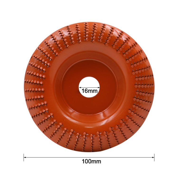 Woodworking Sanding Plastic Stab Discs Hard Round Grinding Wheels For Angle Grinders, Specification: 100mm Orange Curved - Abrasive Tools & Accessories by PMC Jewellery | Online Shopping South Africa | PMC Jewellery