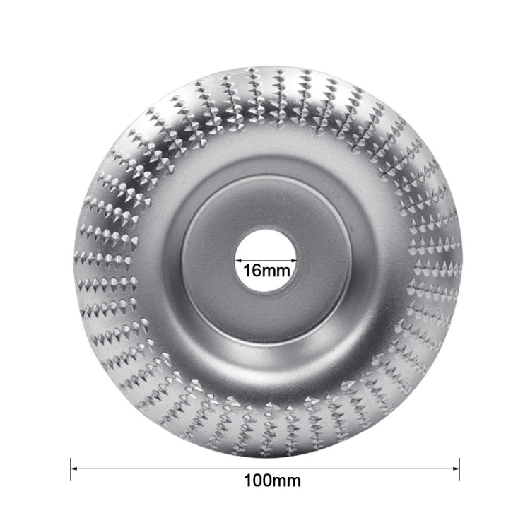 Woodworking Sanding Plastic Stab Discs Hard Round Grinding Wheels For Angle Grinders, Specification: 100mm Silver Curved - Abrasive Tools & Accessories by PMC TechLife | Online Shopping South Africa | PMC TechLife