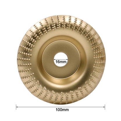 Woodworking Sanding Plastic Stab Discs Hard Round Grinding Wheels For Angle Grinders, Specification: 100mm Golden Curved - Abrasive Tools & Accessories by PMC Jewellery | Online Shopping South Africa | PMC Jewellery