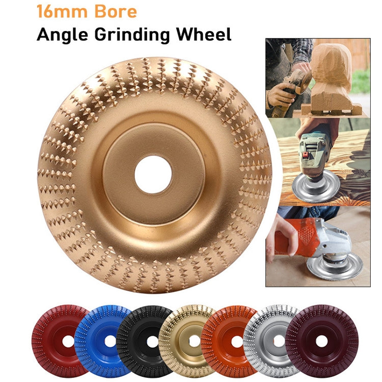 Woodworking Sanding Plastic Stab Discs Hard Round Grinding Wheels For Angle Grinders, Specification: 100mm Golden Curved - Abrasive Tools & Accessories by PMC Jewellery | Online Shopping South Africa | PMC Jewellery