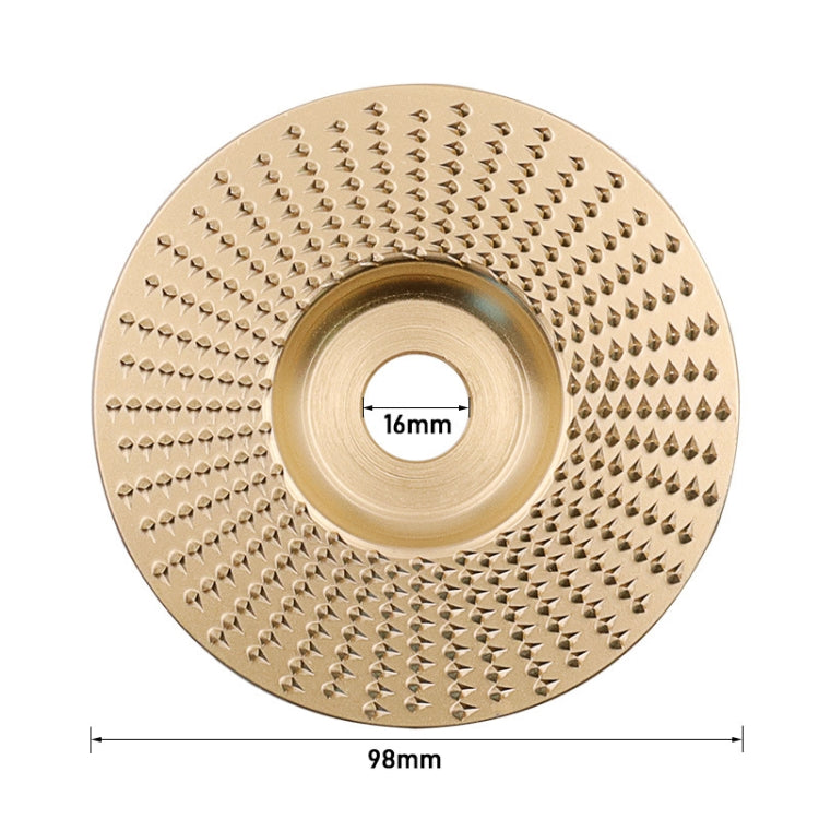 Woodworking Sanding Plastic Stab Discs Hard Round Grinding Wheels For Angle Grinders, Specification: 98mm Golden Plane - Abrasive Tools & Accessories by PMC Jewellery | Online Shopping South Africa | PMC Jewellery