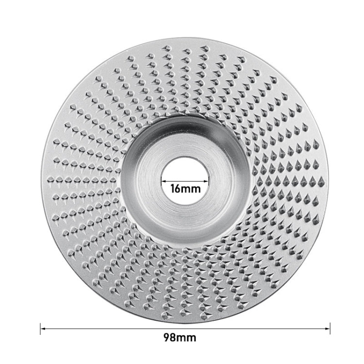 Woodworking Sanding Plastic Stab Discs Hard Round Grinding Wheels For Angle Grinders, Specification: 98mm Silver Plane - Abrasive Tools & Accessories by PMC Jewellery | Online Shopping South Africa | PMC Jewellery