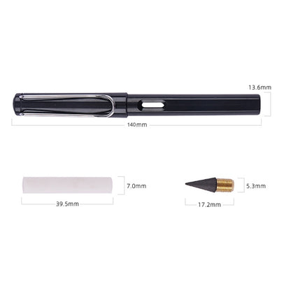 5 PCS No Ink No Need To Sharpen Drawing Sketch Pen Not Easy To Break Erasable HB Writing Pencil(Black) - Pencils by PMC Jewellery | Online Shopping South Africa | PMC Jewellery