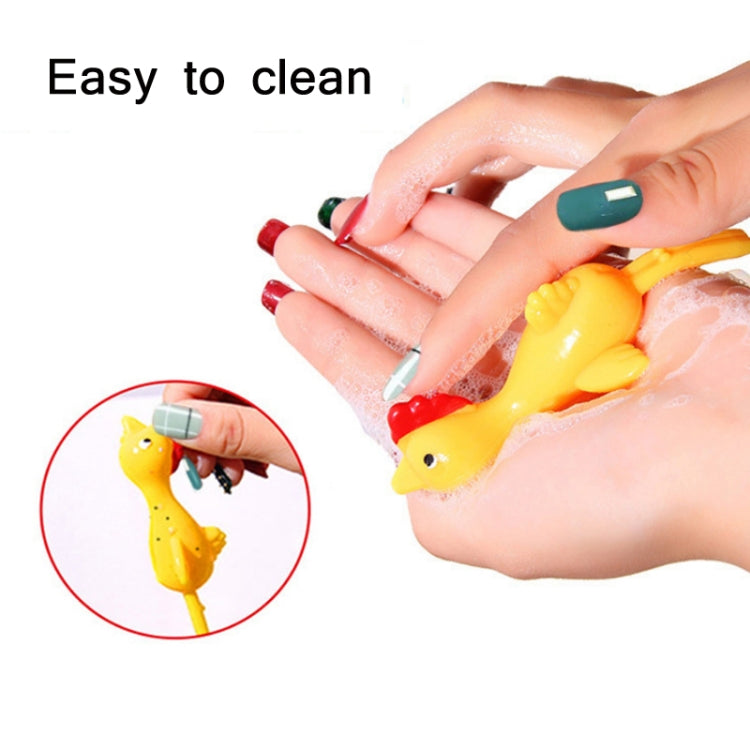 10 PCS Stretching Finger Ejection Turkey Sticky Tricky Toy(Yellow) -  by PMC Jewellery | Online Shopping South Africa | PMC Jewellery