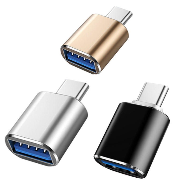 10 PCS USB 3.0 Female to USB-C / Type-C Male OTG Adapter(Gold) - OTG Adapter by PMC TechLife | Online Shopping South Africa | PMC TechLife | Buy Now Pay Later Mobicred