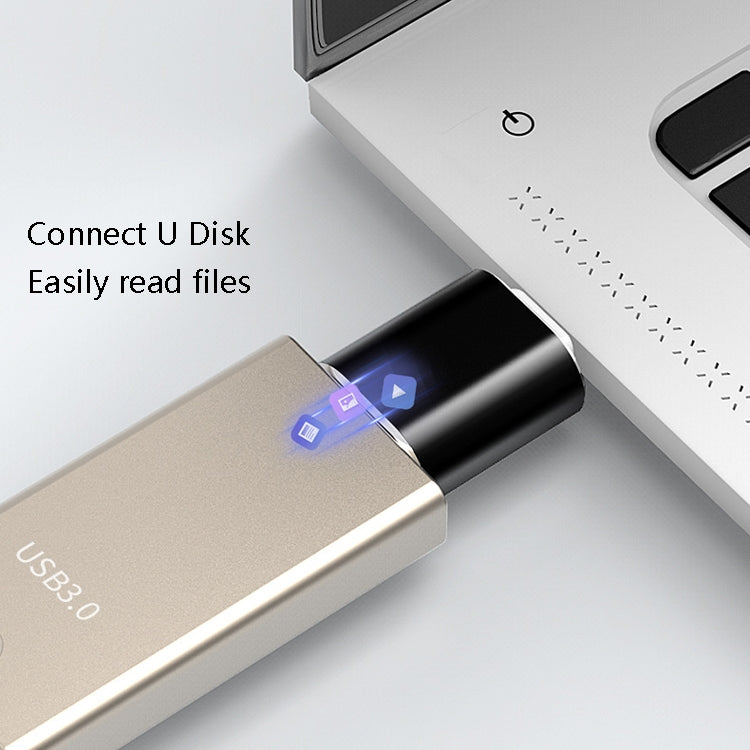 10 PCS USB 3.0 Female to USB-C / Type-C Male OTG Adapter(Gold) - OTG Adapter by PMC TechLife | Online Shopping South Africa | PMC TechLife | Buy Now Pay Later Mobicred